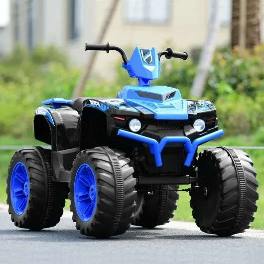 12V Kids Ride on ATV with LED Lights and Treaded Tires and LED