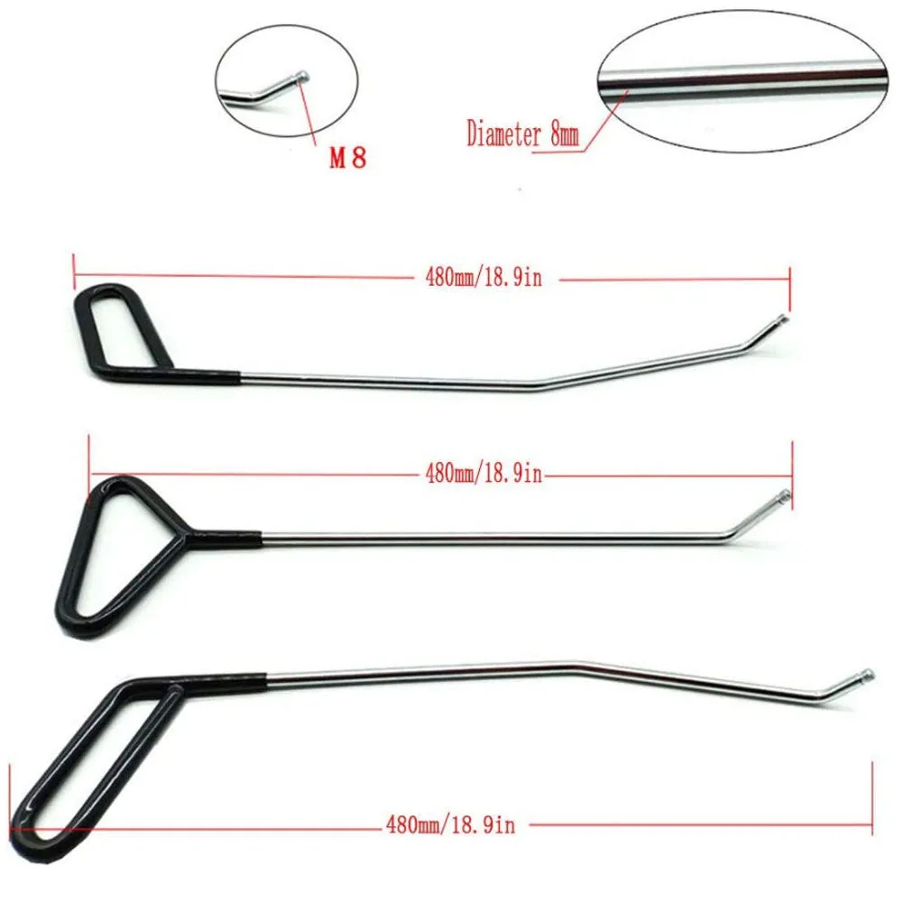 14Pcs Dent Repair Tool Paintless Rods Body Dent Removal Tool with