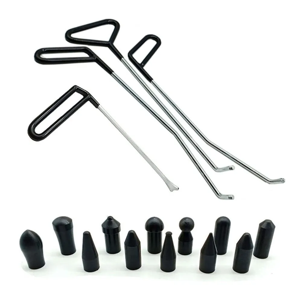 14Pcs Dent Repair Tool Paintless Rods Body Dent Removal Tool with