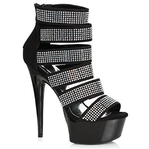 609-MEGAN 6" Rhinestone Bootie