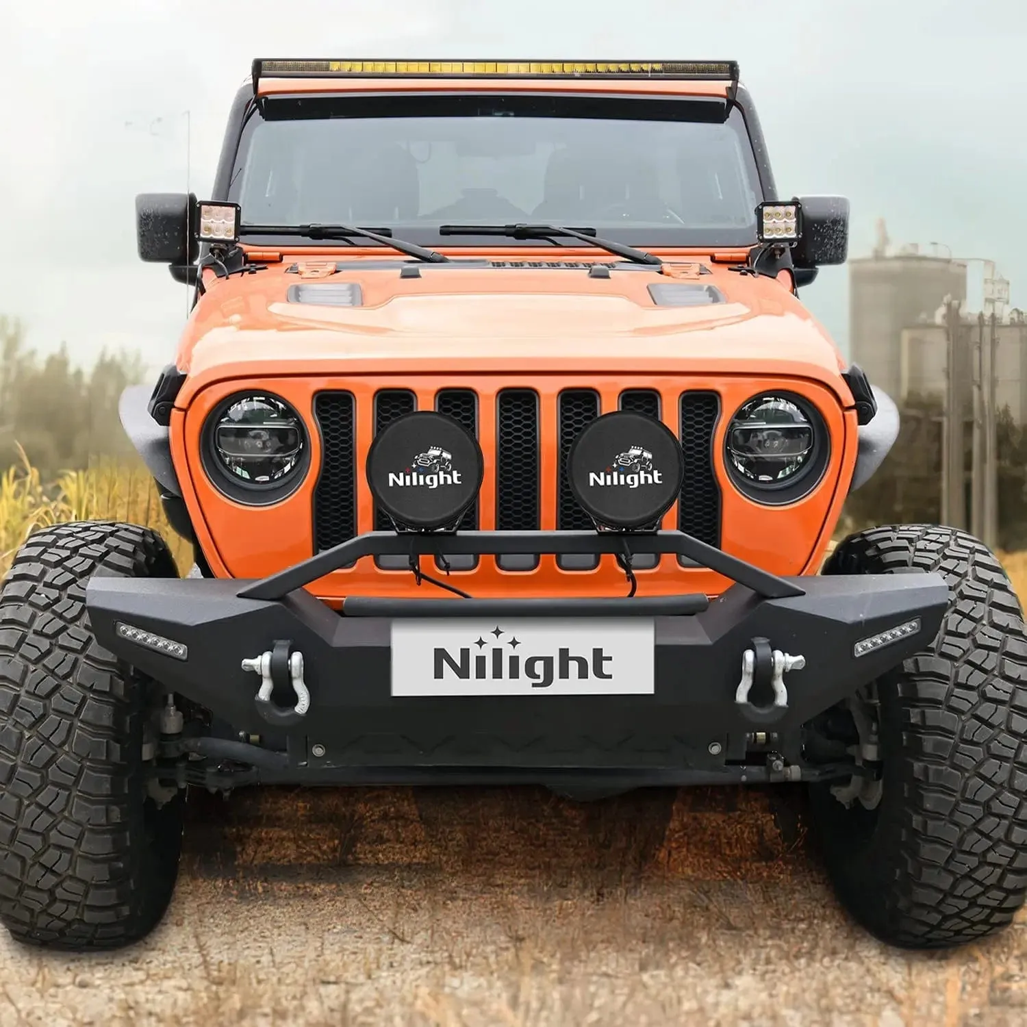 9 Inch Round Offroad Driving Pod Light Cover Type B