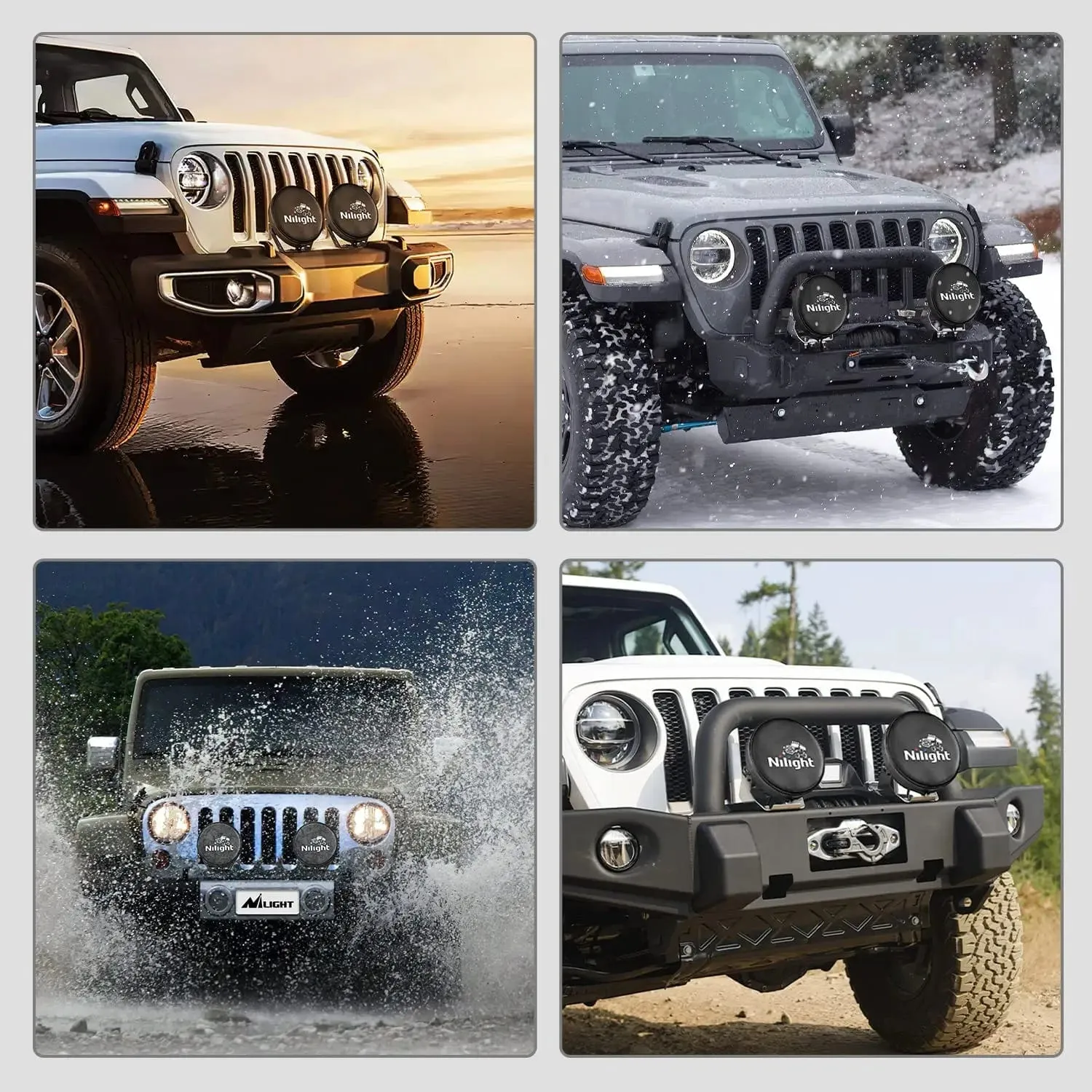 9 Inch Round Offroad Driving Pod Light Cover Type B
