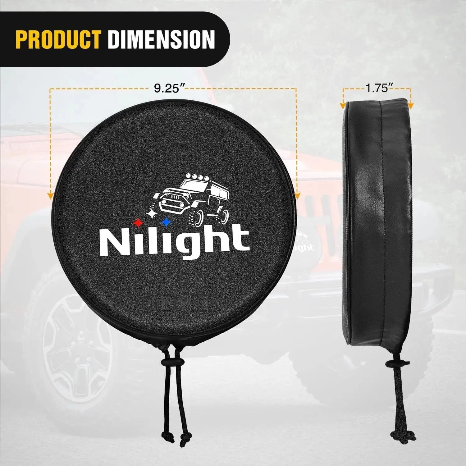 9 Inch Round Offroad Driving Pod Light Cover Type B