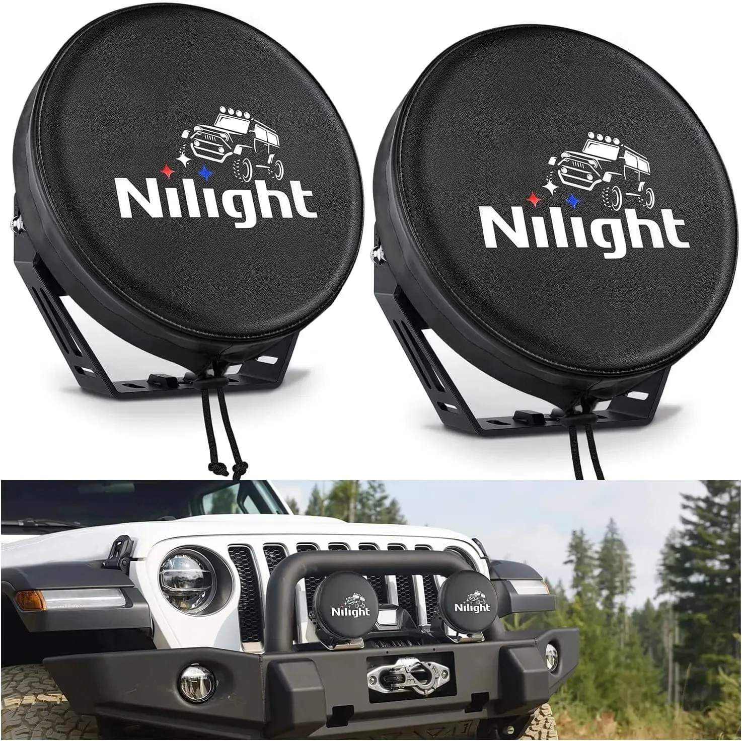 9 Inch Round Offroad Driving Pod Light Cover Type B