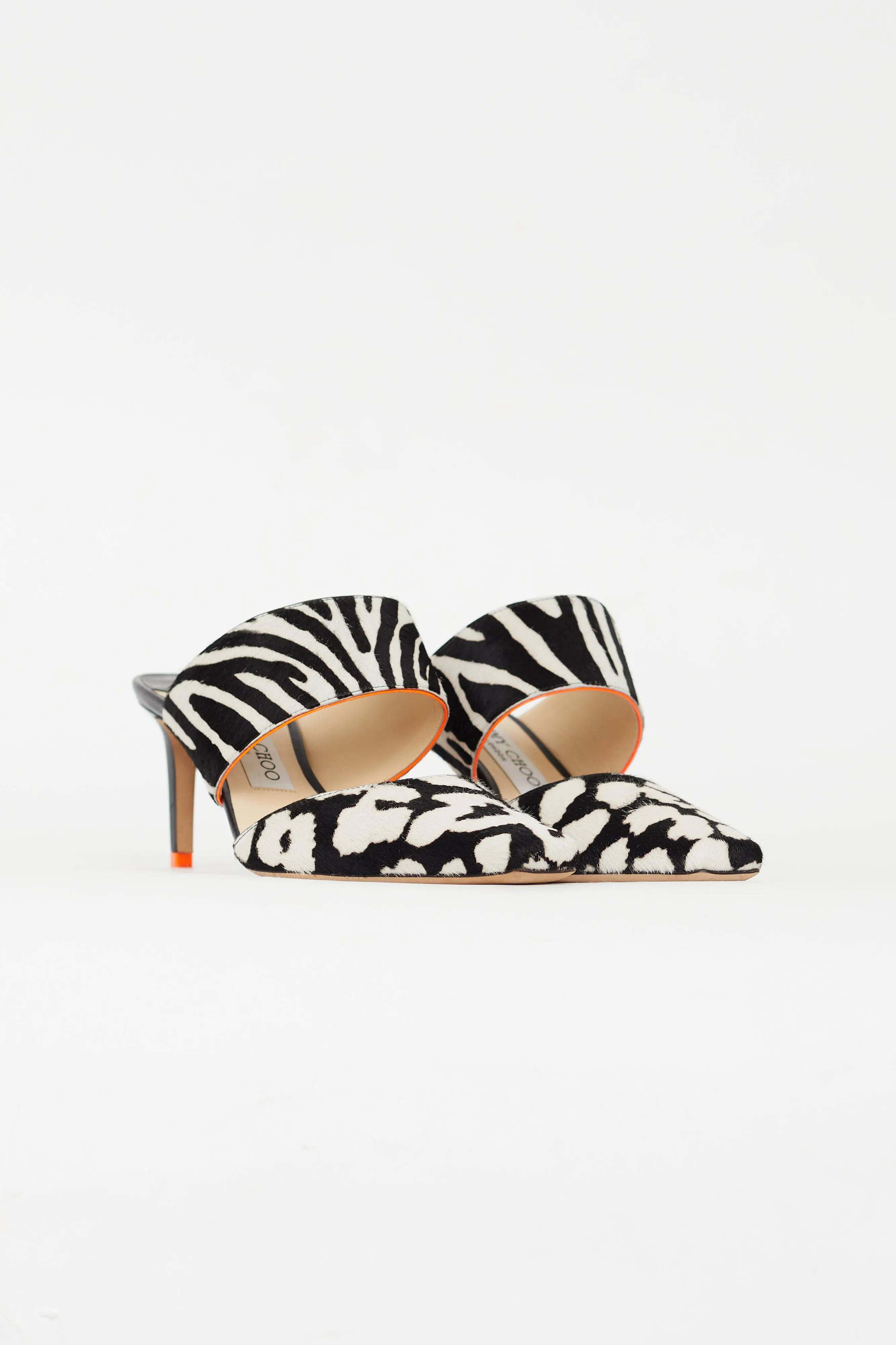 Black & White Ponyhair Mule