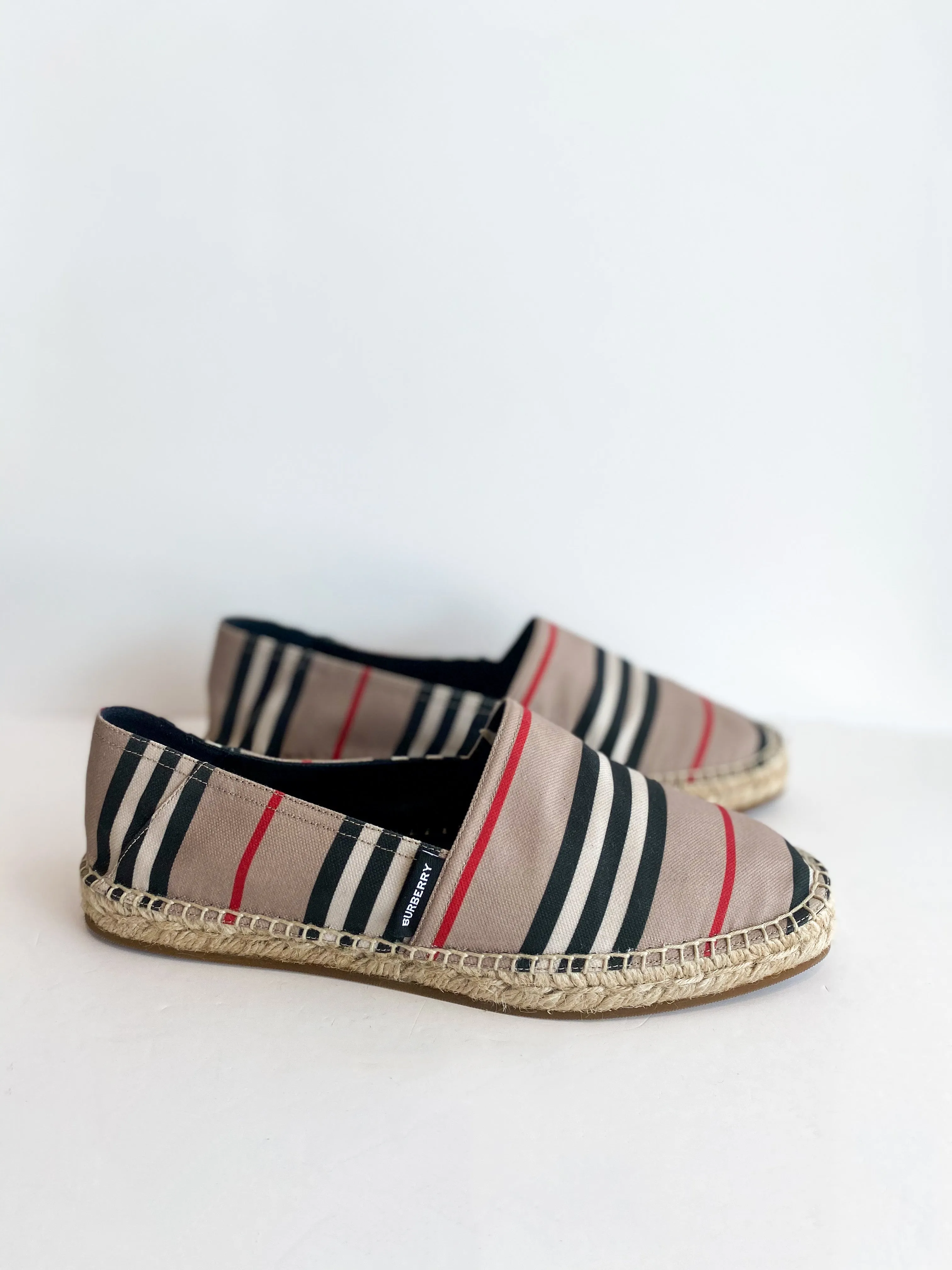 Burberry Alport Striped Espadrille