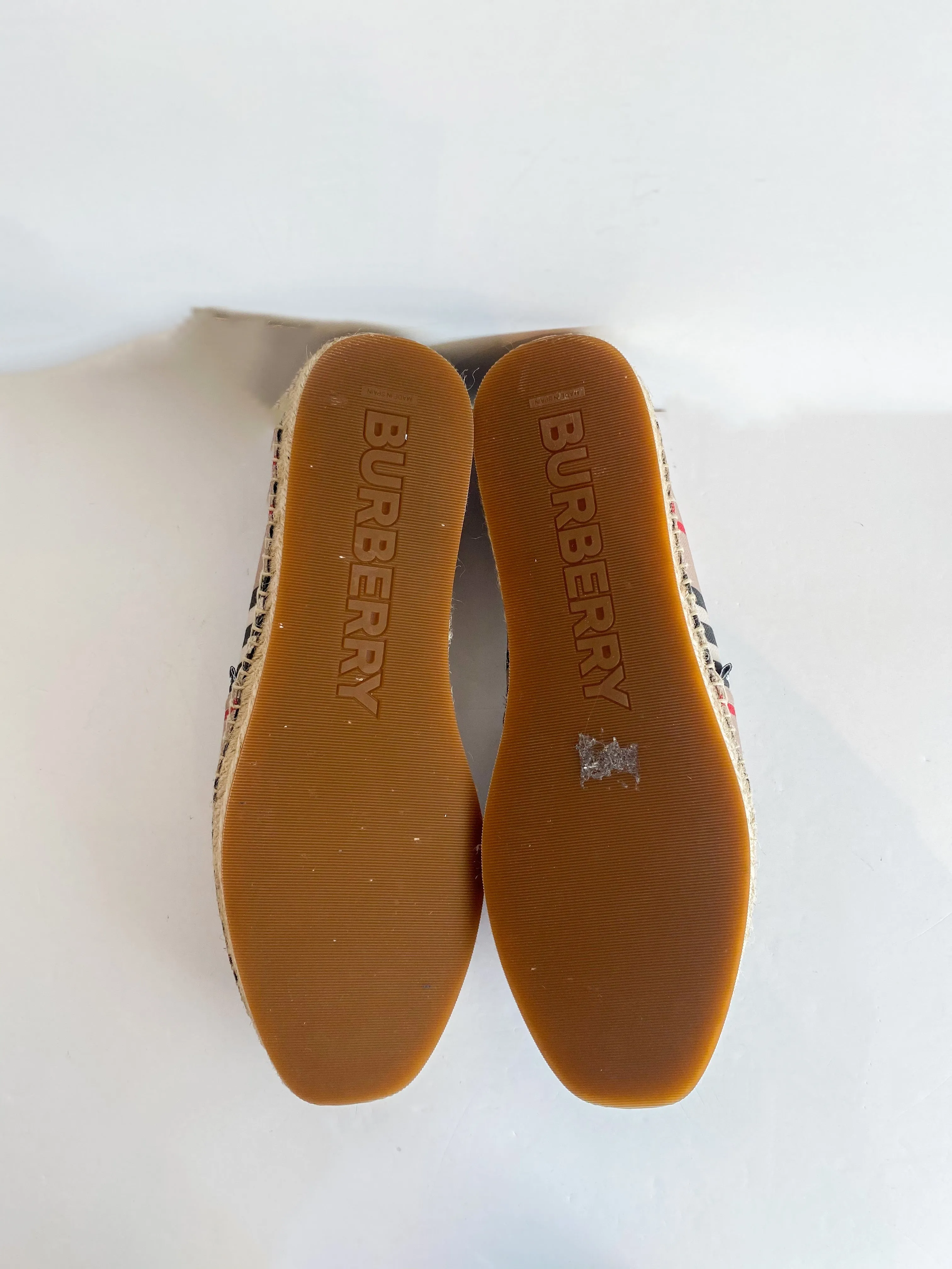 Burberry Alport Striped Espadrille
