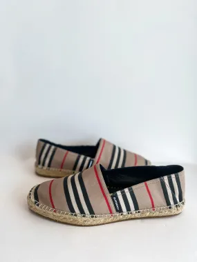 Burberry Alport Striped Espadrille
