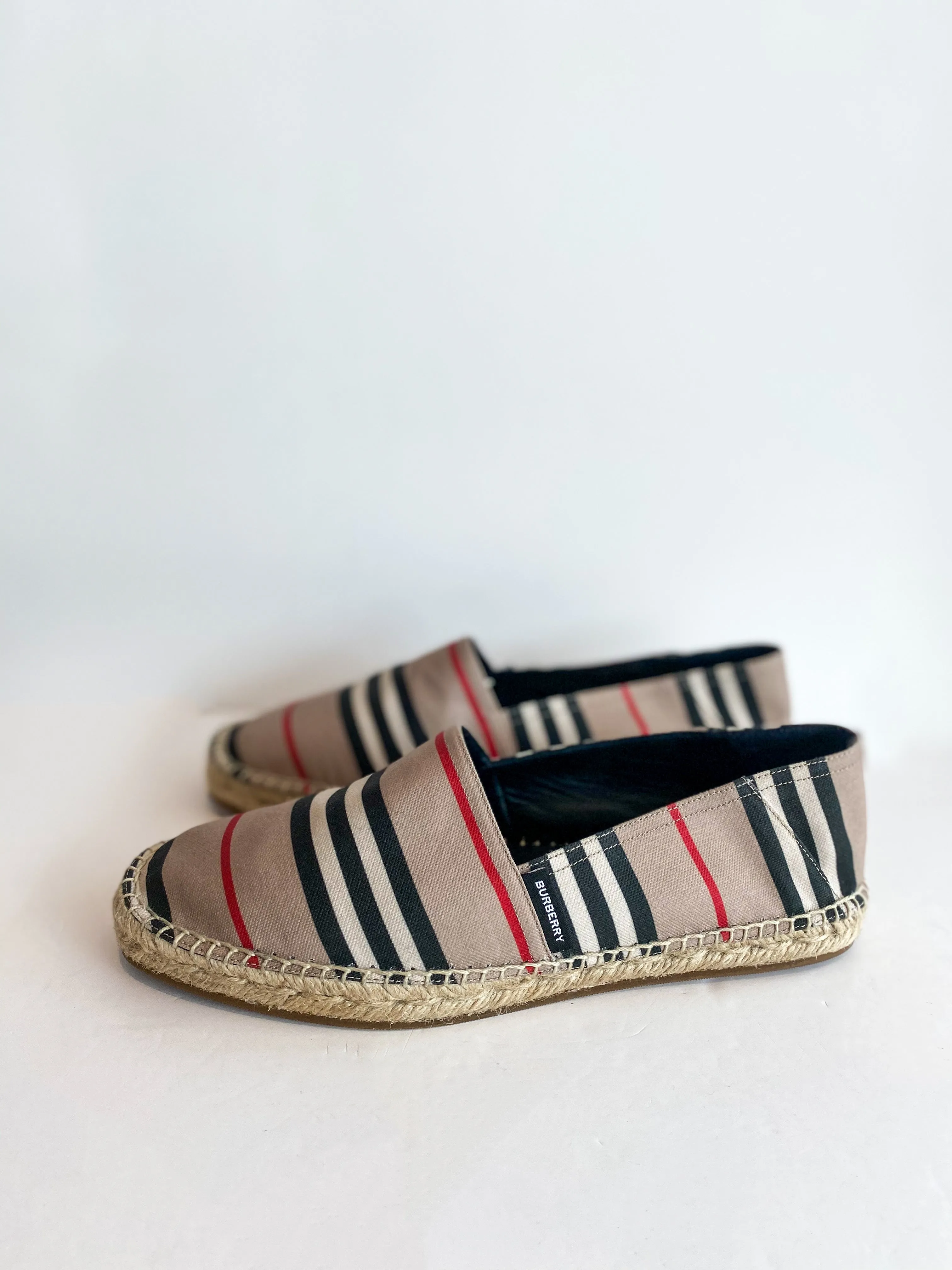 Burberry Alport Striped Espadrille