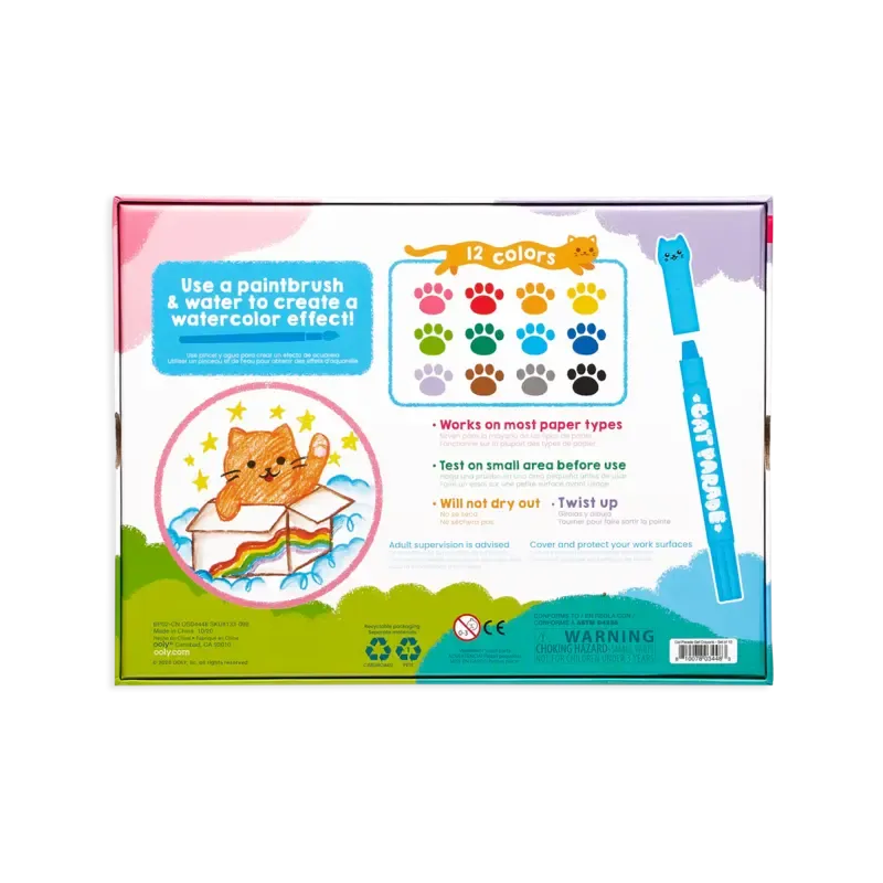 cat parade gel crayons