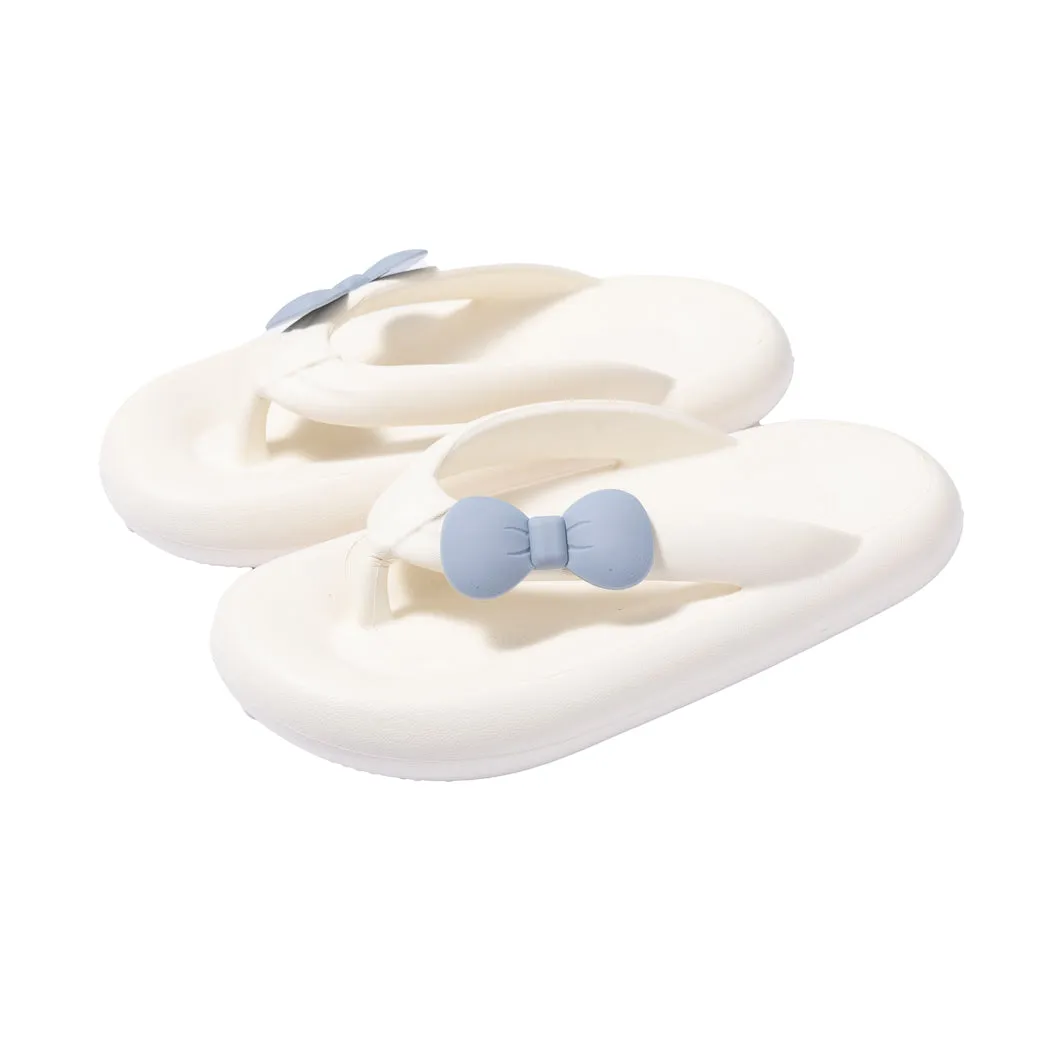 Cute Bow Flip Flops Slippers