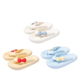 Cute Bow Flip Flops Slippers