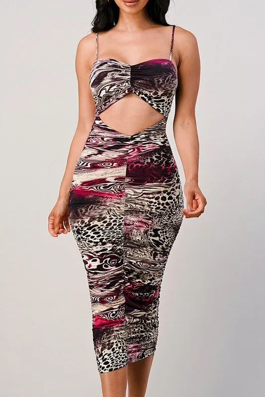 Driving Me Crazy Midi Dress