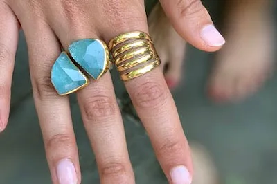 Free Form Aqua Ring