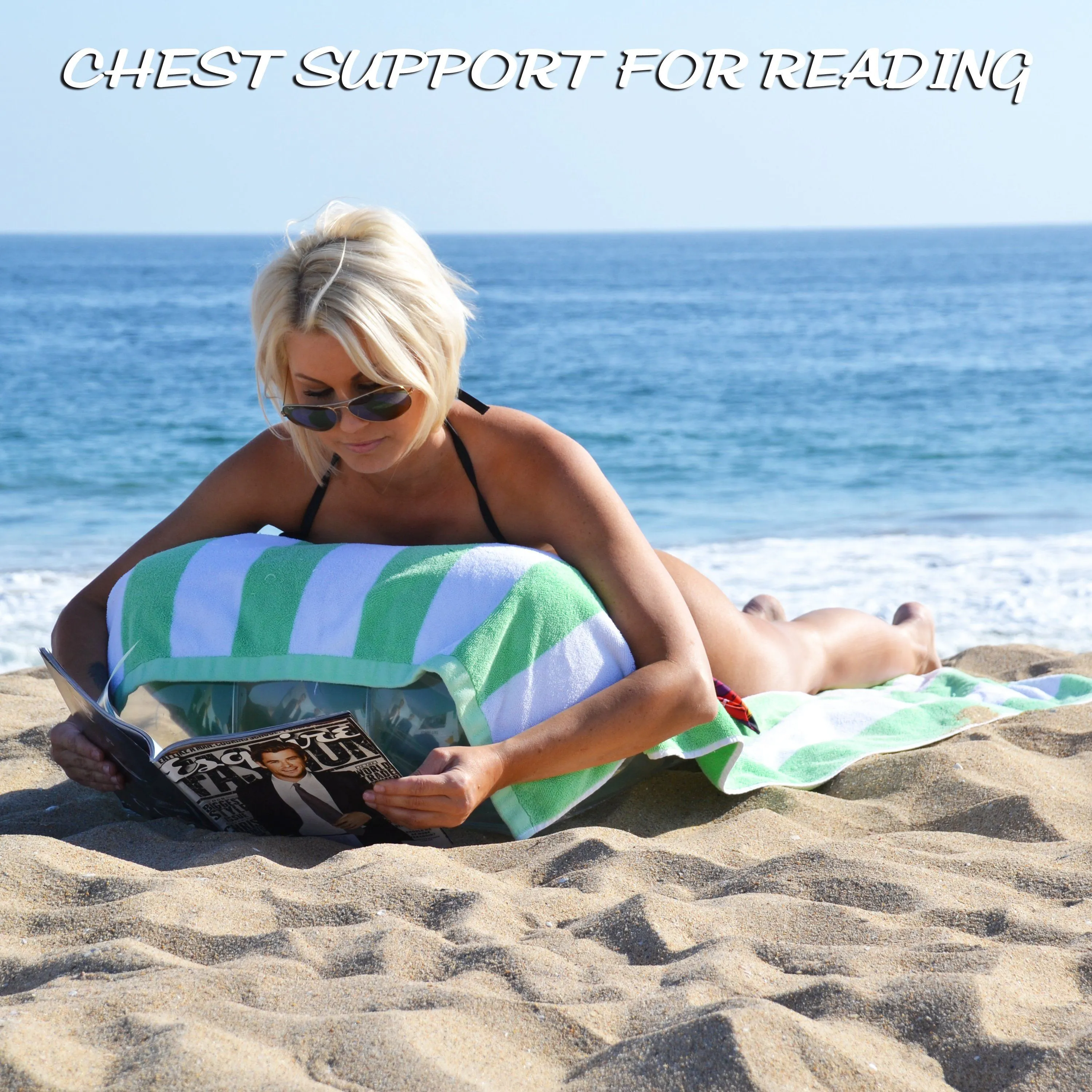 GoSports AirWedge Inflatable Beach Chair