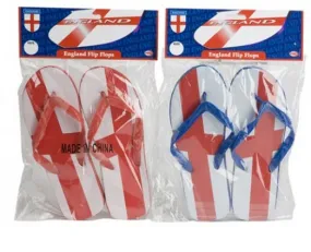 Men's England Design Flip Flops Sizes 8 to 11