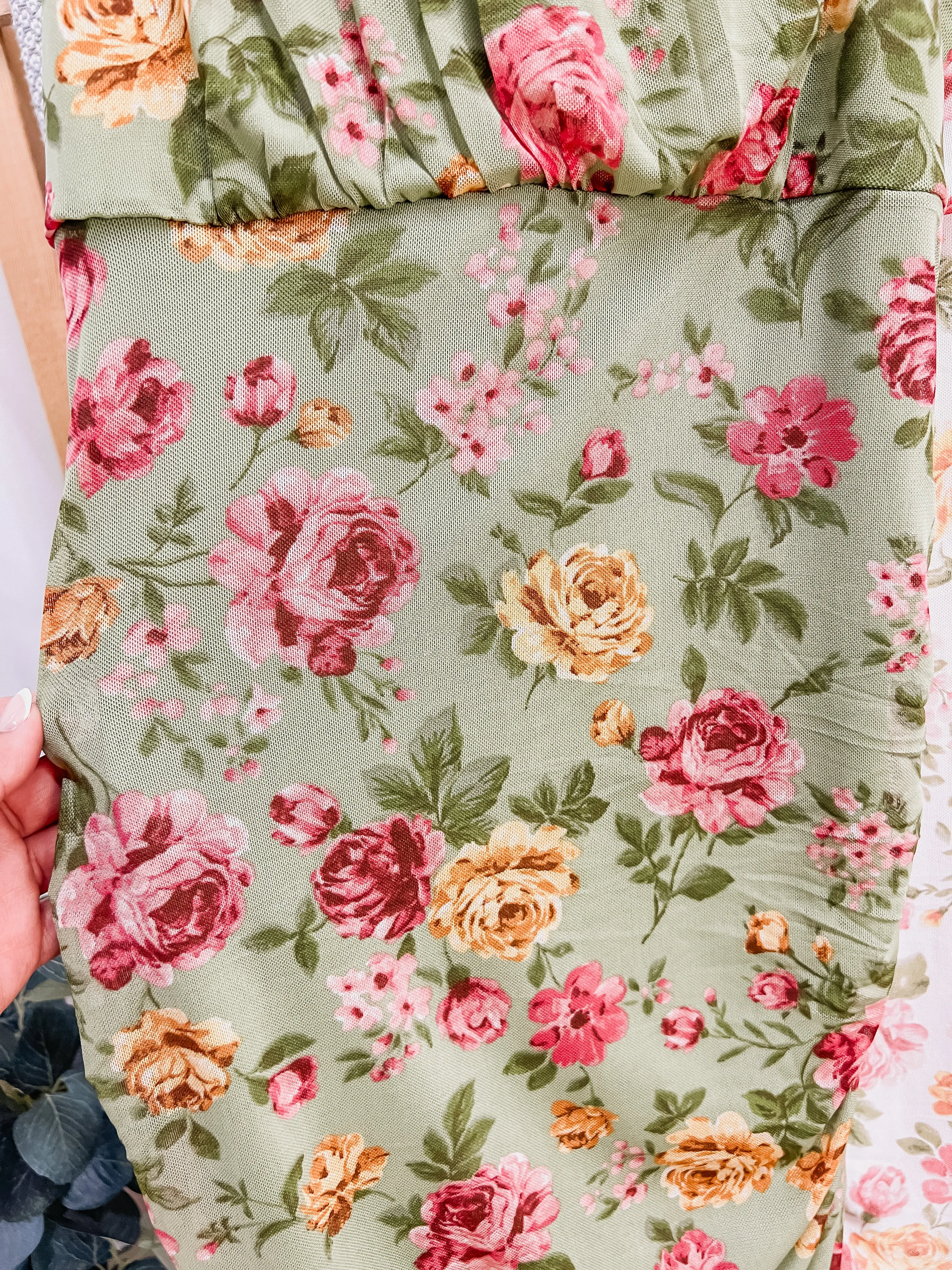 Mia Floral Mesh Dress