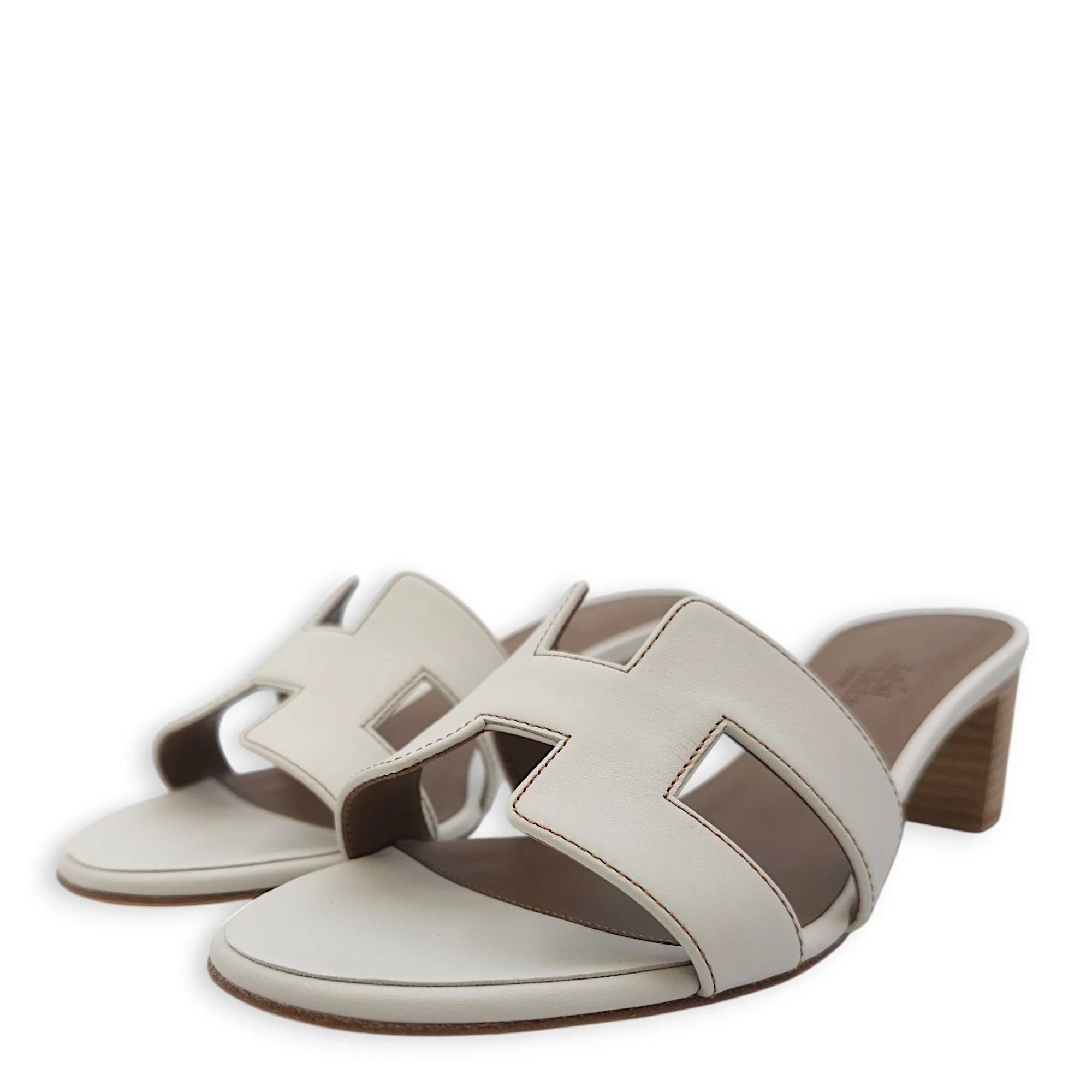 Oasis 36 Blanc Sandals in Calfskin