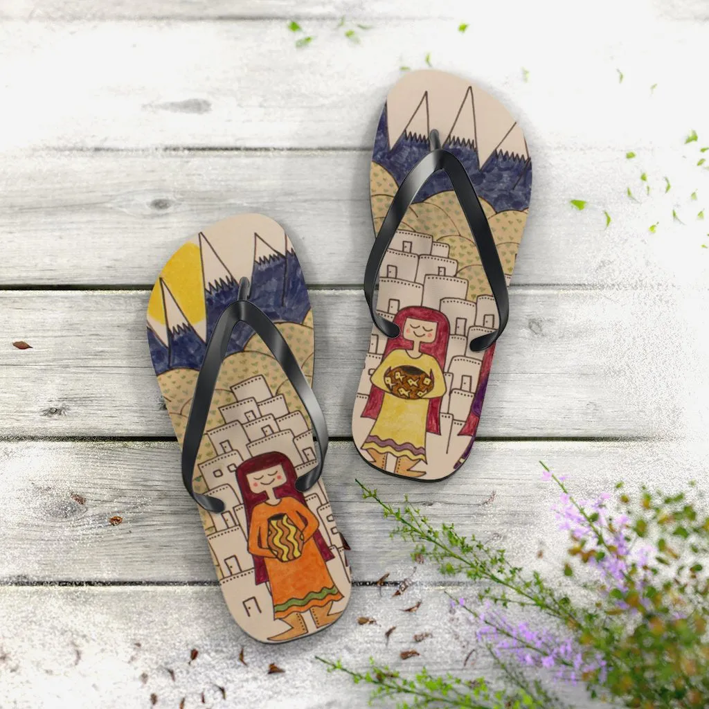 Pueblo Girls Flip Flops