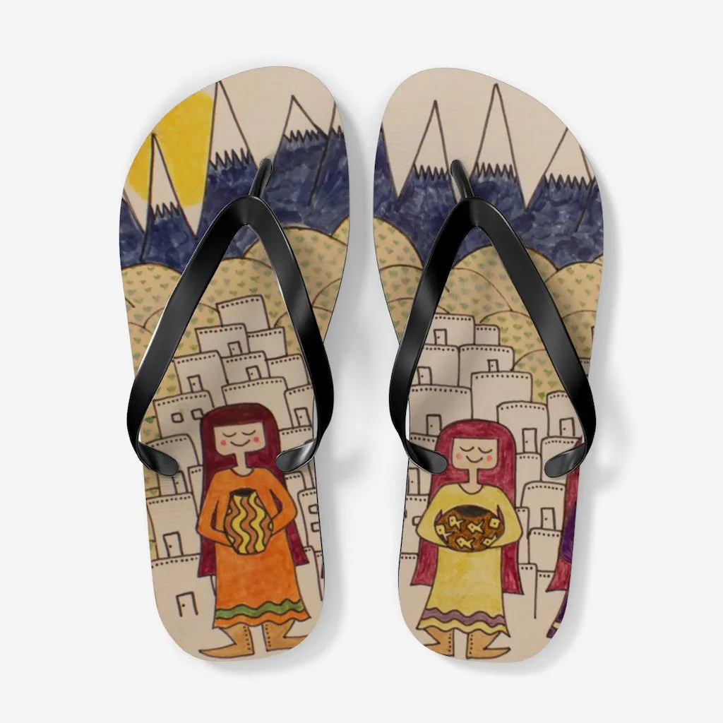 Pueblo Girls Flip Flops