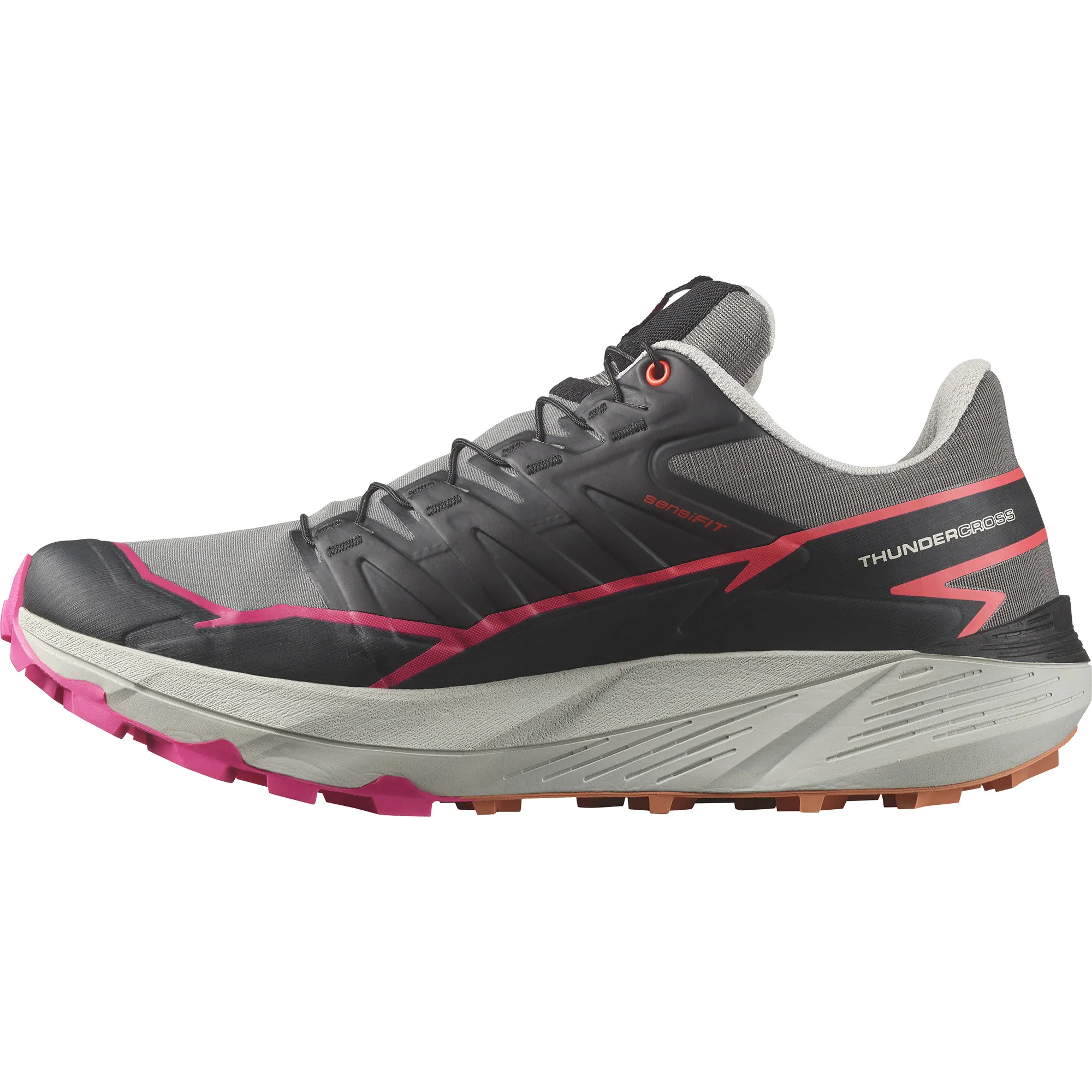 Salomon Men&#x27;s Thundercross Plum Kitten/Black/Pink Glo | Buy Salomon Men&#x27;s Thundercross Plum Kitten/Black/Pink Glo here | Outnorth