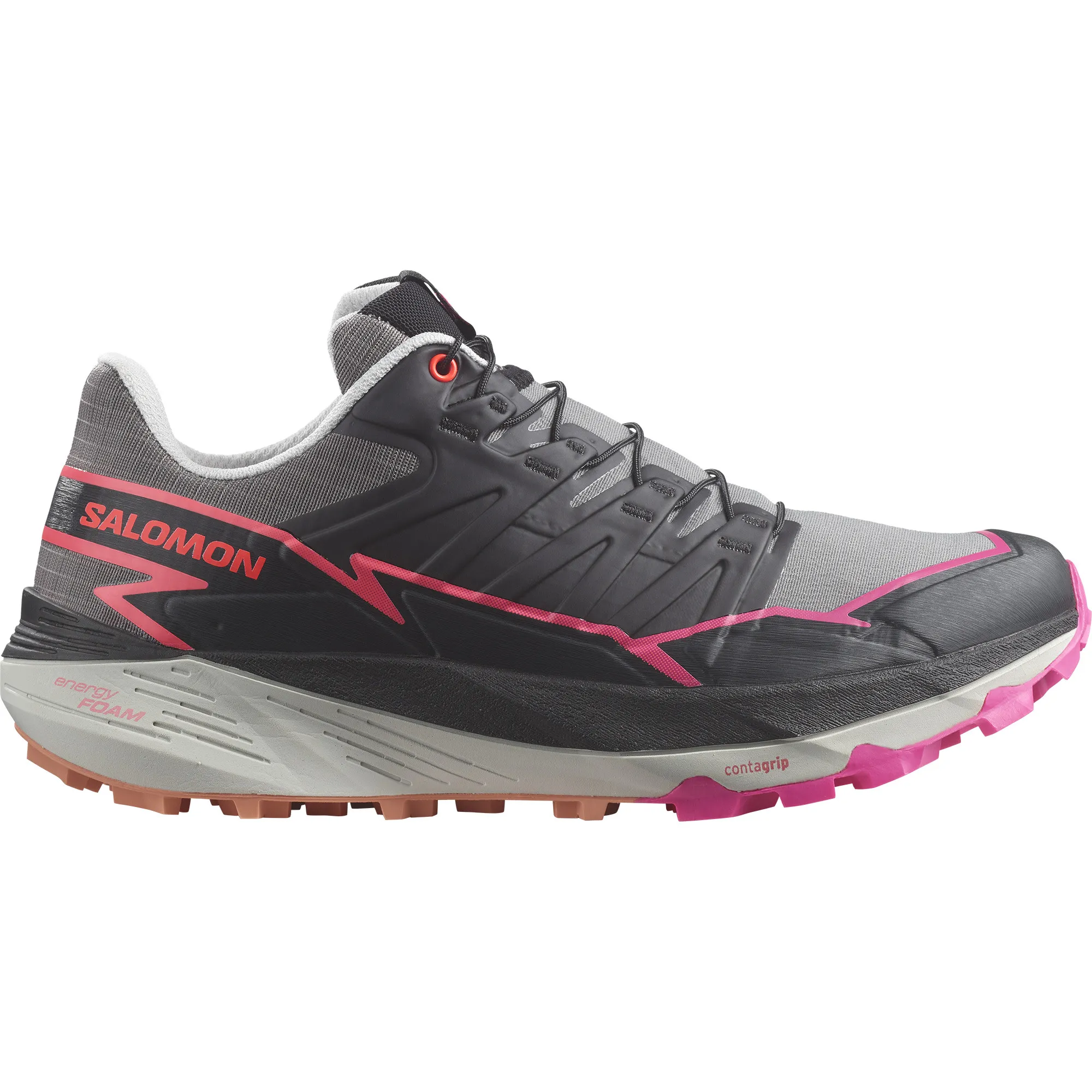 Salomon Women&#x27;s Thundercross Plum Kitten/Black/Pink Glo | Buy Salomon Women&#x27;s Thundercross Plum Kitten/Black/Pink Glo here | Outnorth