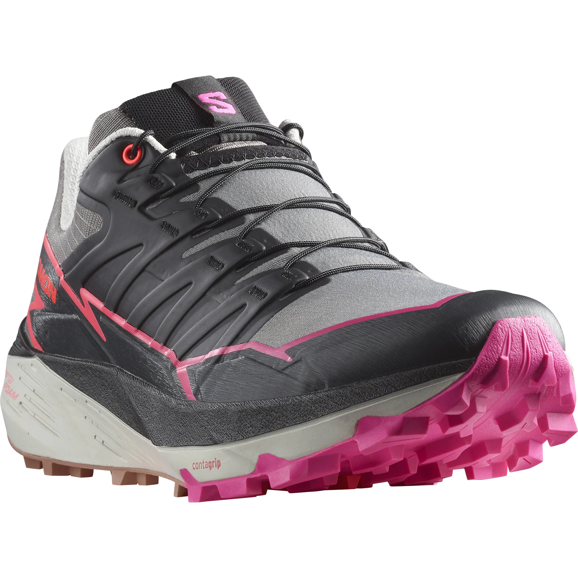 Salomon Women&#x27;s Thundercross Plum Kitten/Black/Pink Glo | Buy Salomon Women&#x27;s Thundercross Plum Kitten/Black/Pink Glo here | Outnorth