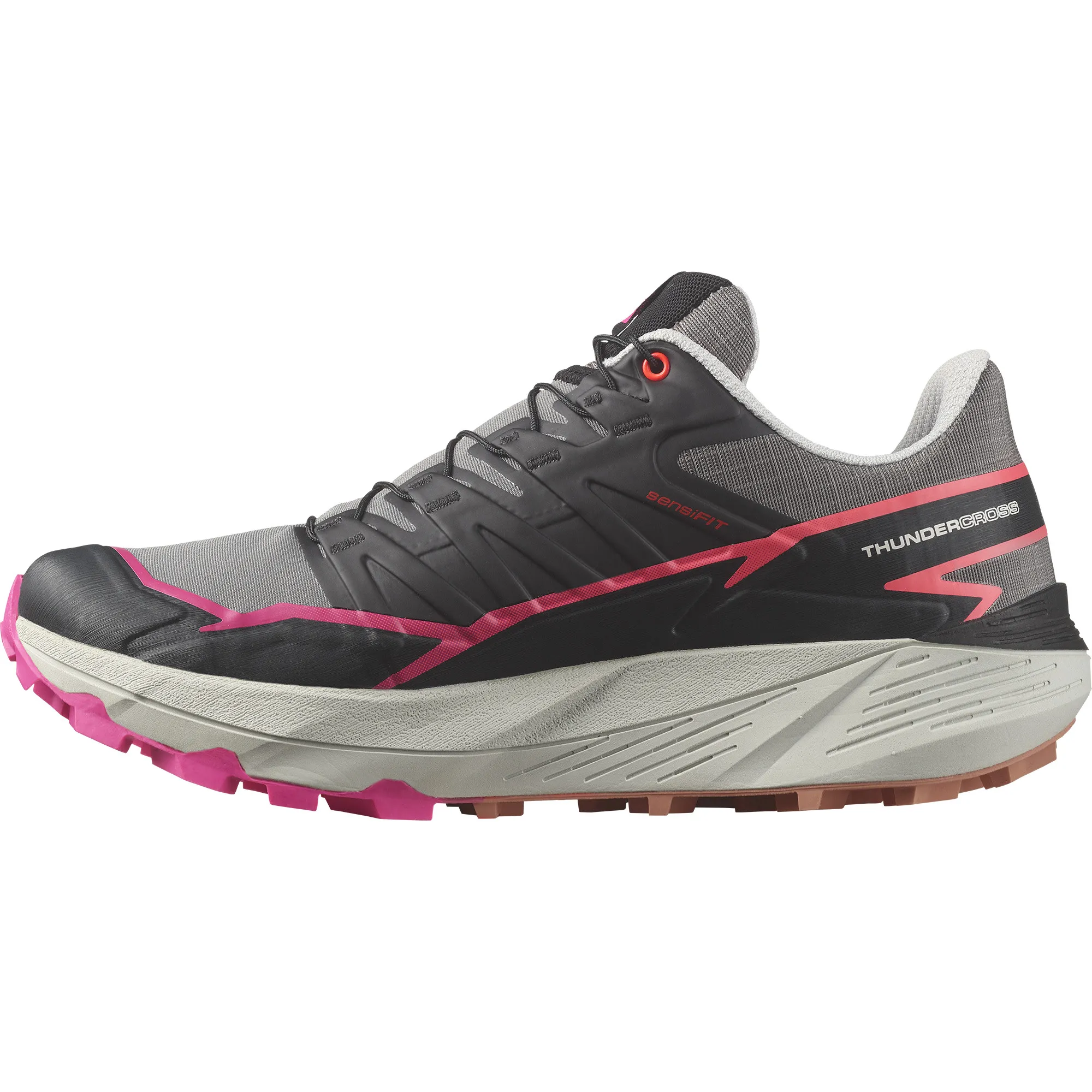 Salomon Women&#x27;s Thundercross Plum Kitten/Black/Pink Glo | Buy Salomon Women&#x27;s Thundercross Plum Kitten/Black/Pink Glo here | Outnorth