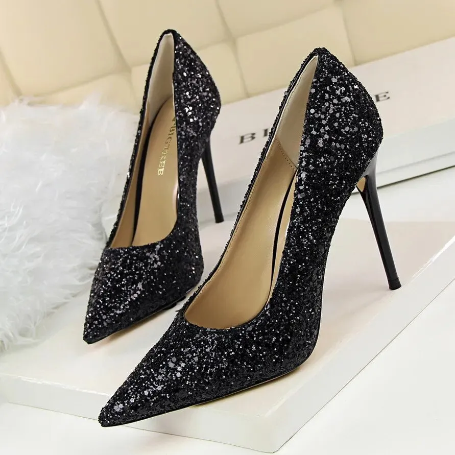 Sequins Glitter Luxury Heels