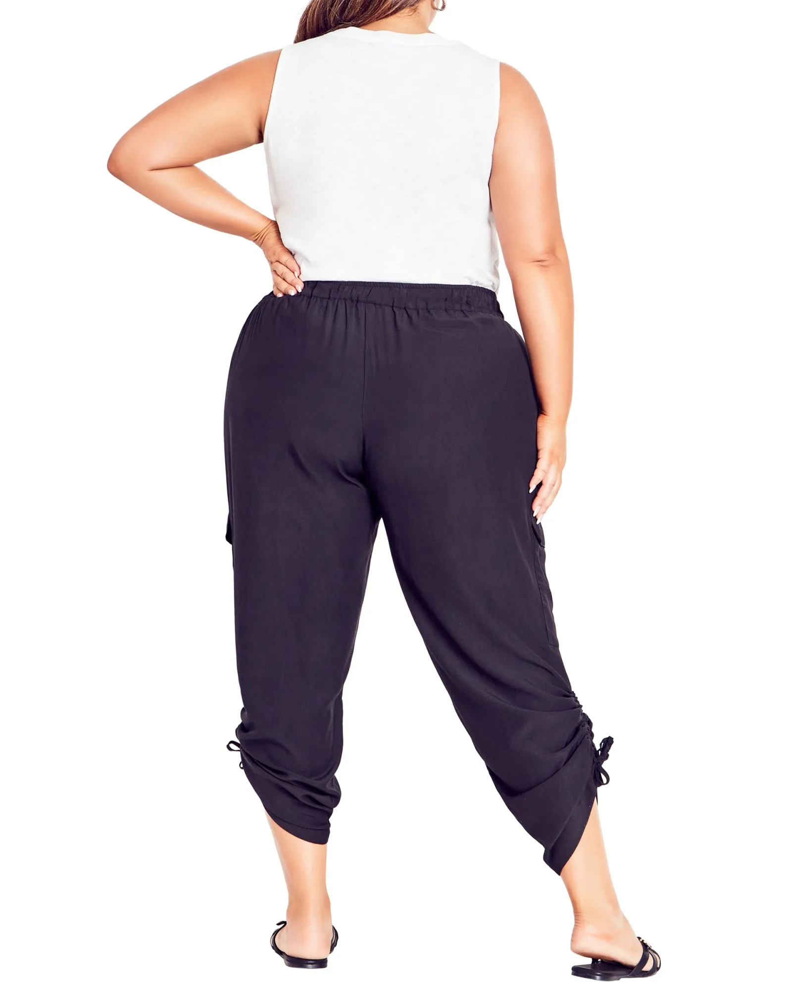 Shiloh Ruched Pant | Black