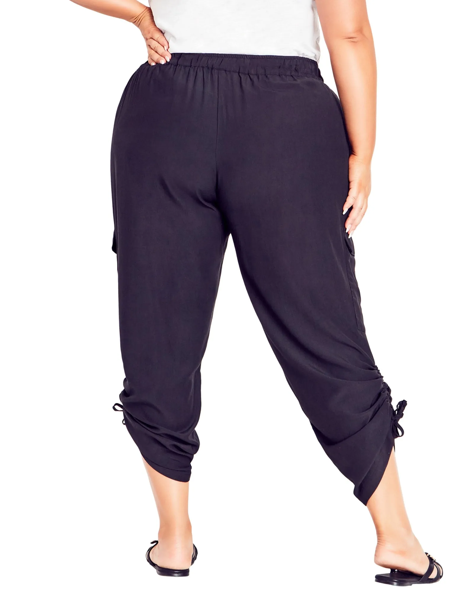 Shiloh Ruched Pant | Black