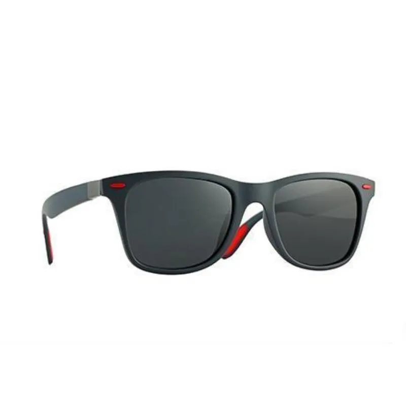 Square Frame Retro Polarized Driving Sunglasses