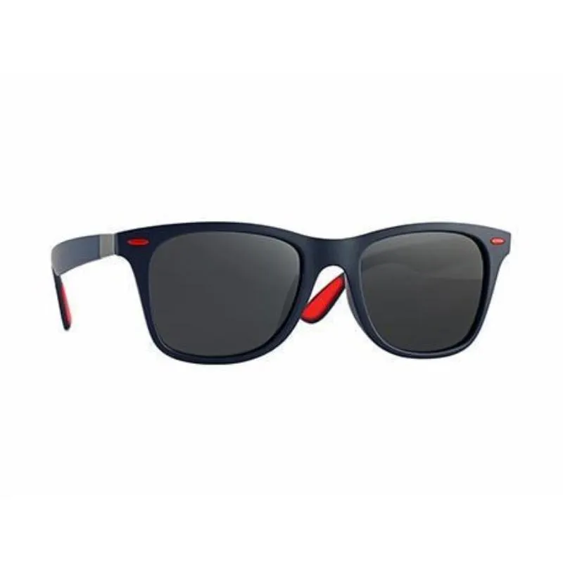 Square Frame Retro Polarized Driving Sunglasses