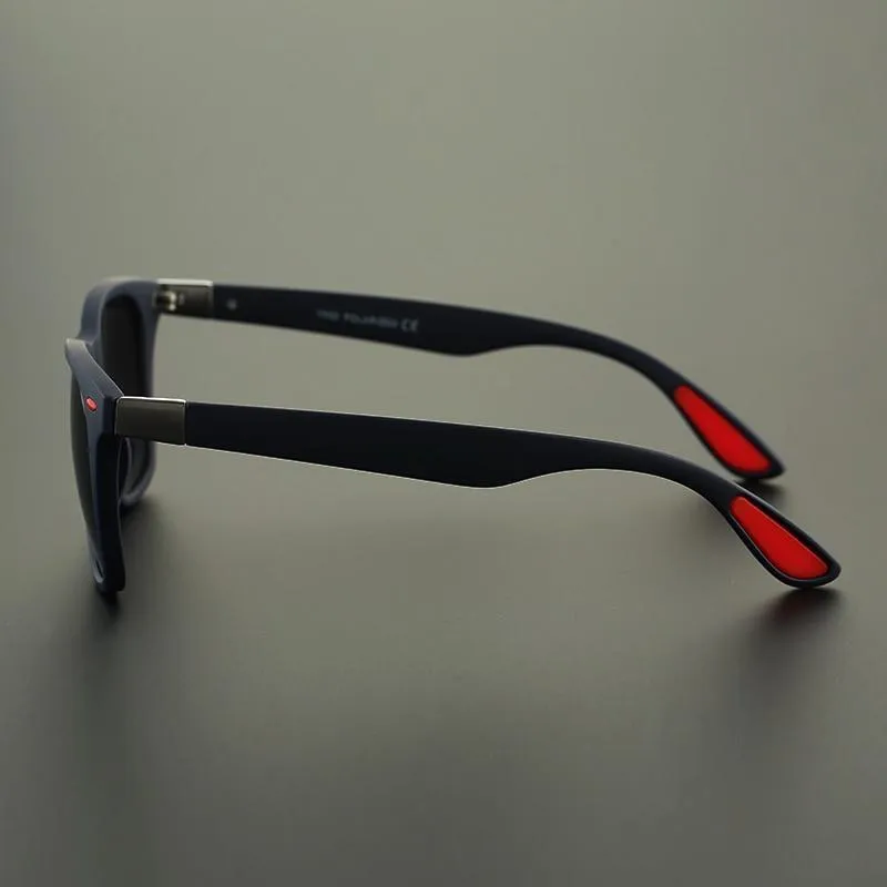 Square Frame Retro Polarized Driving Sunglasses