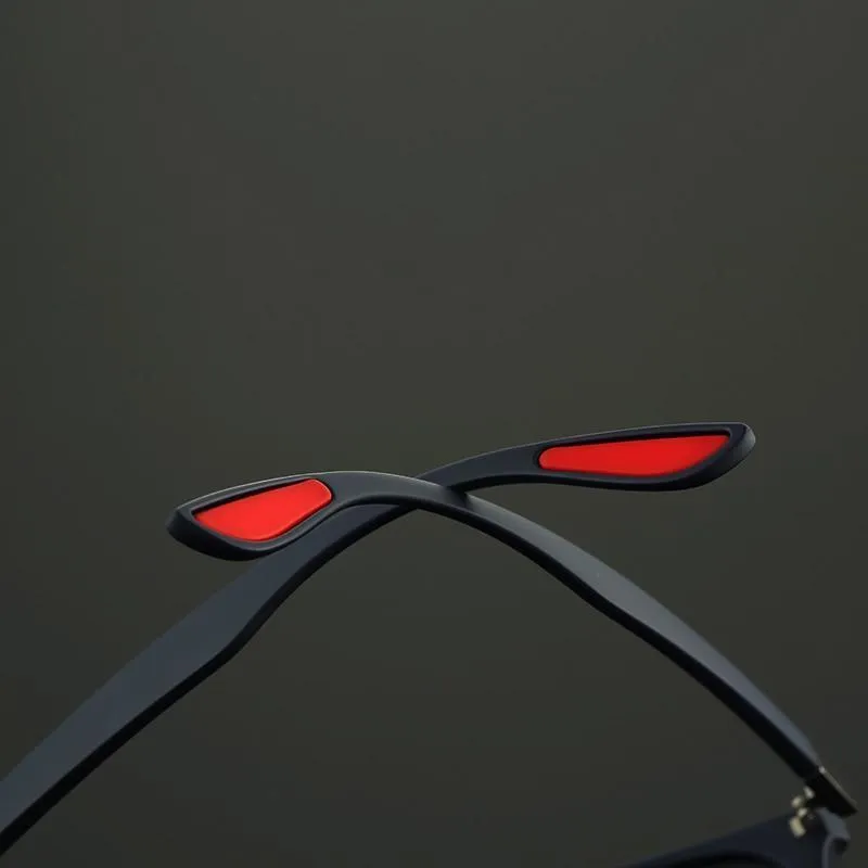 Square Frame Retro Polarized Driving Sunglasses