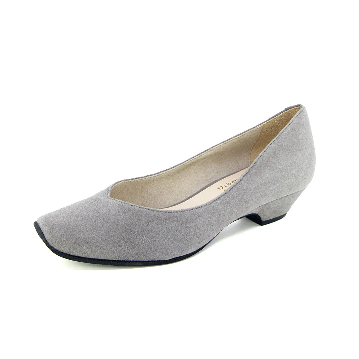 Urara Grey Cone Heels 