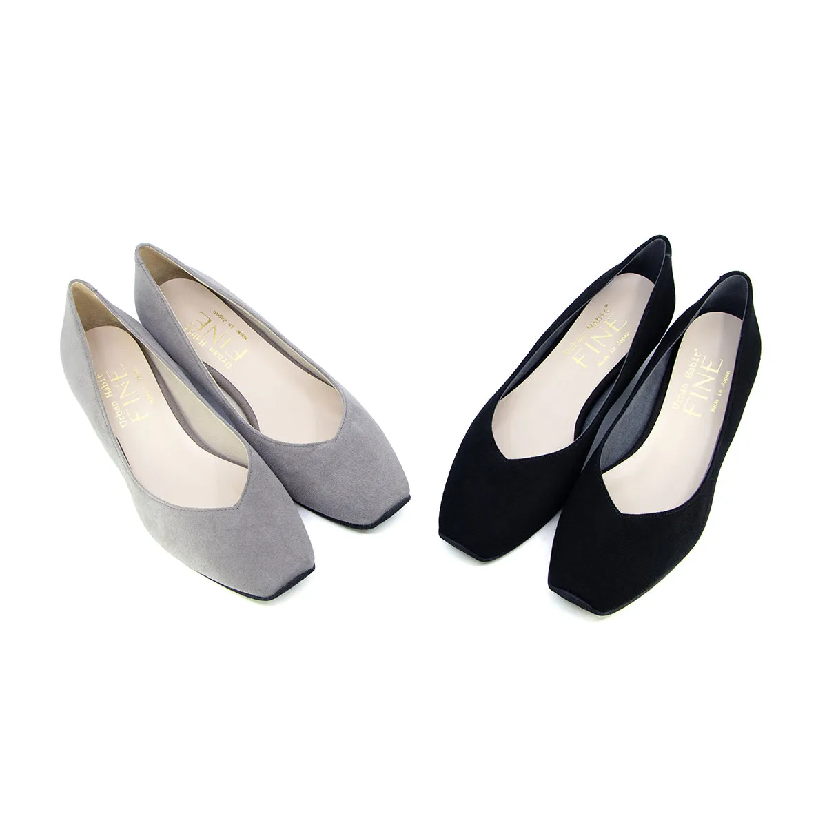 Urara Grey Cone Heels 