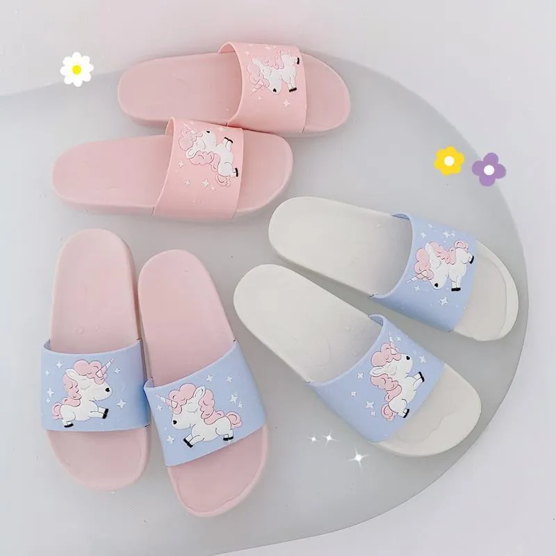 Women Unicorn Flip Flops